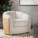 Daisy - Upholstered Swivel Chair - Coastal Sand - Classic Home - Swivel Chairs- Elite Enclave Home