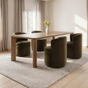Segment - Large Dining Table - Heritage Brown - Moe's Home Collection - Dining Tables - Elite Enclave Home