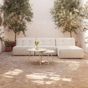 Kari - Outdoor Nesting Coffee Table - Cream / White - Moe's Home Collection - Nesting Tables - Elite Enclave Home