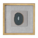 Keeva - Agate Stone Shadow Box - Gold