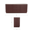 Nadine - Sideboard - Deep Burgundy - Moe's Home Collection - Sideboards - Elite Enclave Home