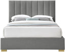 Pierce - Bed - Meridian Furniture - Upholstered Beds - Elite Enclave Home