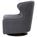 Biscay - Swivel Chair - Dark Gray