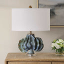 Ruffle Up - Table Lamp - Blue Green - Uttermost - Table Lamps - Elite Enclave Home