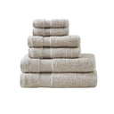 Luce - 6 Piece Towel Set - Sand - Madison Park Signature - Towel Sets - Elite Enclave Home