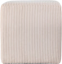 Roy - Microsuede Ottoman / Stool - Meridian Furniture - Stool Ottomans - Elite Enclave Home