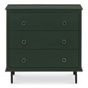 Reagan - 3 Drawer Nightstand - Deep Green - Moe's Home Collection - Accent Nightstands - Elite Enclave Home