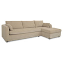 Burrow - Sleeper Sectional With Right Storage Chaise - Sand - Moe's Home Collection - Sleeper Sectionals - Elite Enclave Home