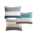 Jaxon - Stripe King Comforter Set With Bed Sheets - Taupe / Gray
