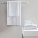 Big Bundle - Quick Dry 12 Piece Bath Towel Set - White