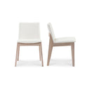 Deco - Oak Dining Chair (Set of 2) - Cream White - Moe's Home Collection - Chair Sets - Elite Enclave Home