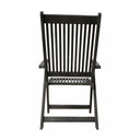 Distressed Outdoor Reclining Chair - Dark Gray