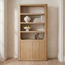 Blake - Tall Cabinet Rustic - Oak / Natural - Moe's Home Collection - Display Cabinets - Elite Enclave Home