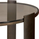 Hanson - Side Table - Bronze & Dark Glass