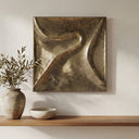 Bode - Wall Sculpture - Aged Brass - Moe's Home Collection - Wall Decor - Elite Enclave Home