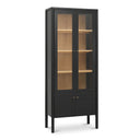 Hannah - Tall Display Cabinet - Black - Moe's Home Collection - Display Cabinets - Elite Enclave Home