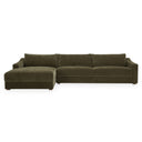 Farrow - Left Sectional - Cedar Green - Moe's Home Collection - Stationary Sectionals - Elite Enclave Home