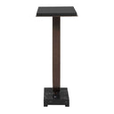 Galloway - Minimalist Accent Table - Black / Bronze