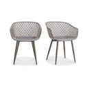 Piazza - Outdoor Chair (Set of 2) - Gray - Moe's Home Collection - Chair Sets - Elite Enclave Home