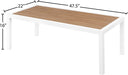 Nizuc - Outdoor Patio Coffee Table - Meridian Furniture - Coffee Tables- Elite Enclave Home