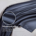 Liquid Cotton - King Blanket - Navy