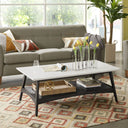 Parker - Coffee Table - Off - White / Black - Madison Park - Coffee Tables - Elite Enclave Home