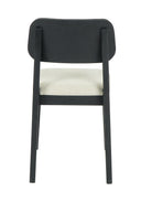 Deaven - Upholstered Dining Chair (Set of 2) - Oak Black