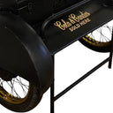 Old Time Delivery Box Table With Storage - Black