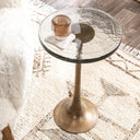 Fabiana - Round Accent Table - Gold / Black - Classic Home - Accent Tables - Elite Enclave Home