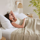 Bamboo Cotton - Full/Queen Rayon From Blanket - Khaki