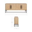 Fishbone - Sideboard - Natural - Moe's Home Collection - Sideboards - Elite Enclave Home