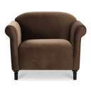 Harmony - Fabric Accent Chair - Dark Brown - Moe's Home Collection - Accent Chairs - Elite Enclave Home