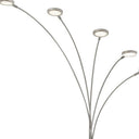 Five Light LED Arc Floor Lamp - Nickel - HomeRoots - Floor Lamps - Elite Enclave Home
