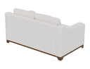 Natural Parota - Loveseat - Mink Withe
