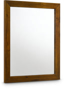 Reed - Mirror - Antique Coffee