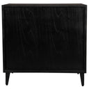Abba - Herringbone Accent Chest - Dark Brown