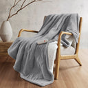 Amira - Dream Soft Heated Throw - Gray
