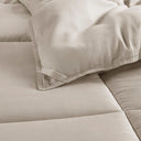 Winfield - 300 Thread Count Cotton Shell Luxury Down Alternative King Comforter - Tan