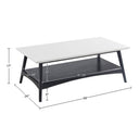 Parker - Coffee Table - Off - White / Black - Madison Park - Coffee Tables - Elite Enclave Home