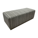 Peggy - Bench/Cocktail Ottoman With Table - Stripe / Multi - Chapel Hill - Bench Ottomans - Elite Enclave Home