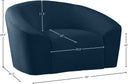 Riley - Arm Chair - Meridian Furniture - Arm Chairs - Elite Enclave Home