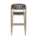 Dermott - Outdoor Bar Stool - Brown / Dark Gray