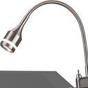 Metal Adjustable Clip On LED Table Lamp - Black