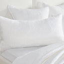 Danica - Euro Sham - White - Bone - Classic Home - Quilts & Shams- Elite Enclave Home