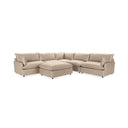 Caplan - 6 Piece Modular Sectional With Ottoman - Classic Home - 2 Piece Living Room Sets - Elite Enclave Home