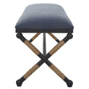 Firth - Rustic Bench - Navy