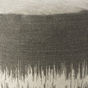 Cotton Abstract Pouf Ottoman - Charcoal