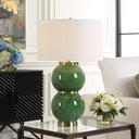 Banner - Spheres Table Lamp - Green - Uttermost - Table Lamps - Elite Enclave Home