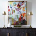 Renewal - Framed Abstract Art - Dark Gray