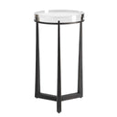 Midas - Round Accent Table - Dark Bronze